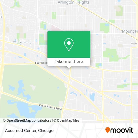 Accumed Center map