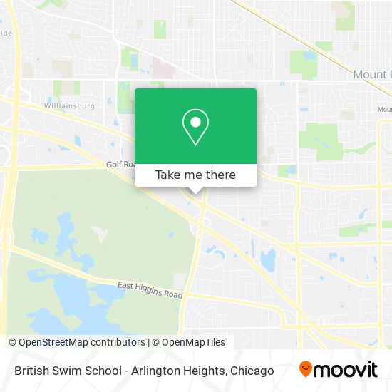 Mapa de British Swim School - Arlington Heights