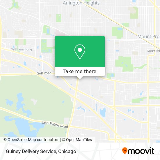 Guiney Delivery Service map
