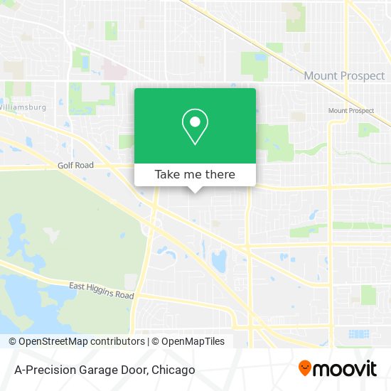 A-Precision Garage Door map