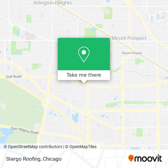 Stergo Roofing map