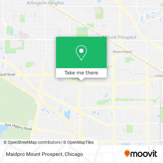 Maidpro Mount Prospect map