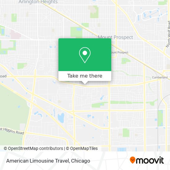 American Limousine Travel map