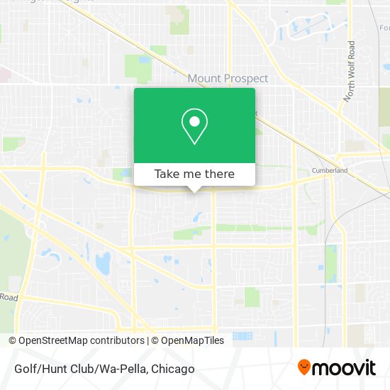 Golf/Hunt Club/Wa-Pella map