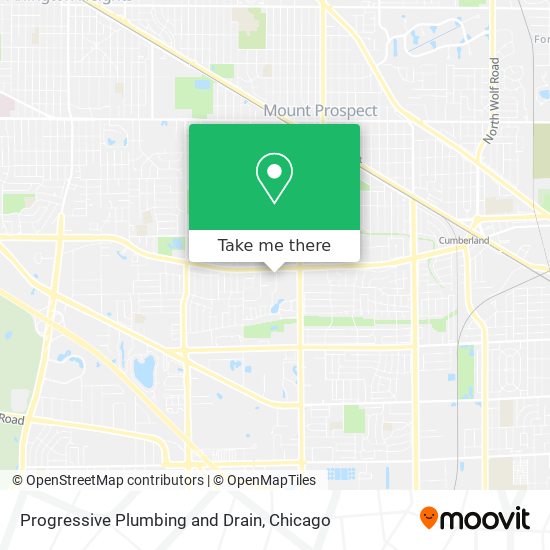 Progressive Plumbing and Drain map