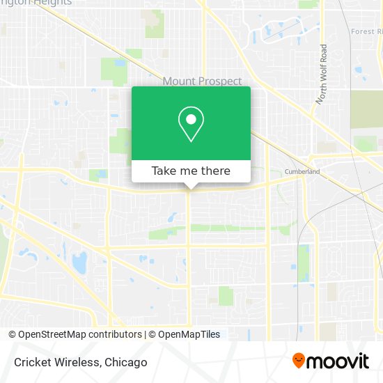 Cricket Wireless map