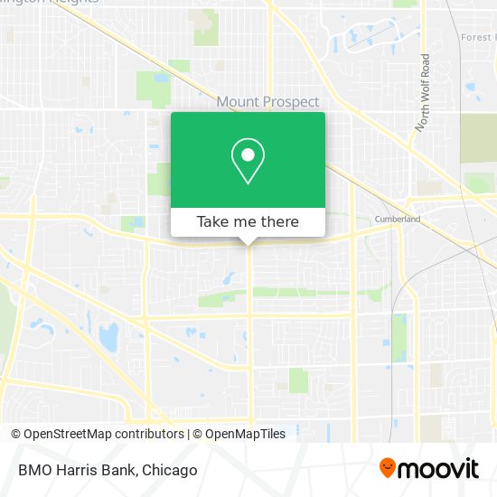 BMO Harris Bank map