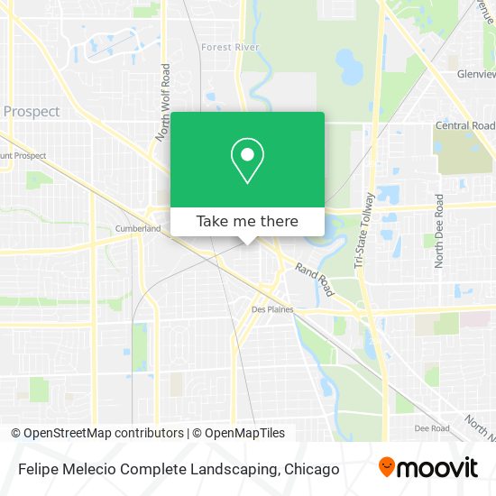 Felipe Melecio Complete Landscaping map