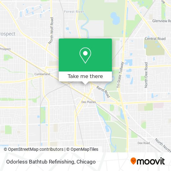 Odorless Bathtub Refinishing map