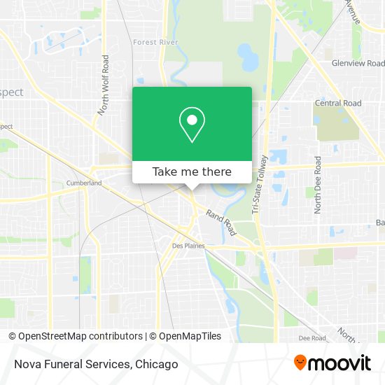 Nova Funeral Services map