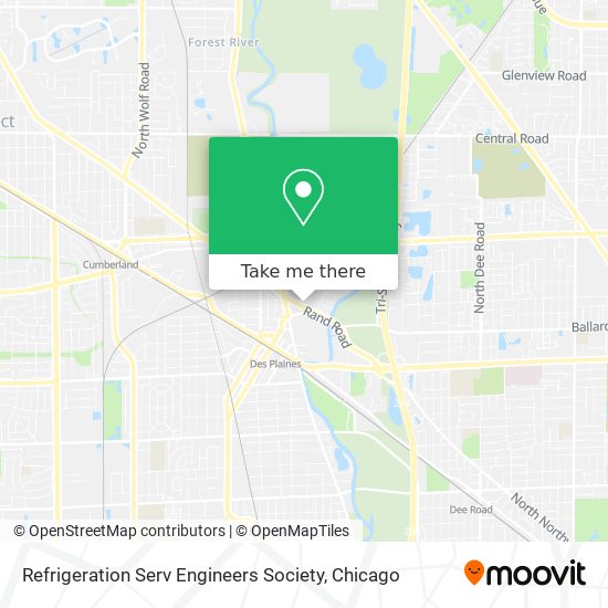 Refrigeration Serv Engineers Society map