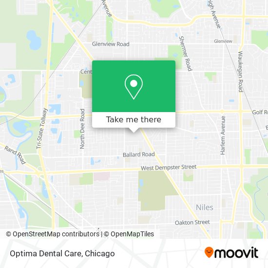 Mapa de Optima Dental Care