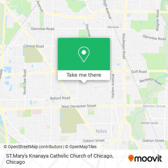 ST.Mary's Knanaya Catholic Church of Chicago map