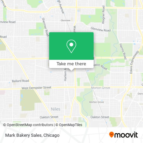 Mark Bakery Sales map