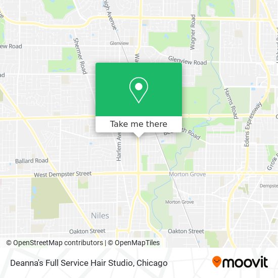 Deanna's Full Service Hair Studio map