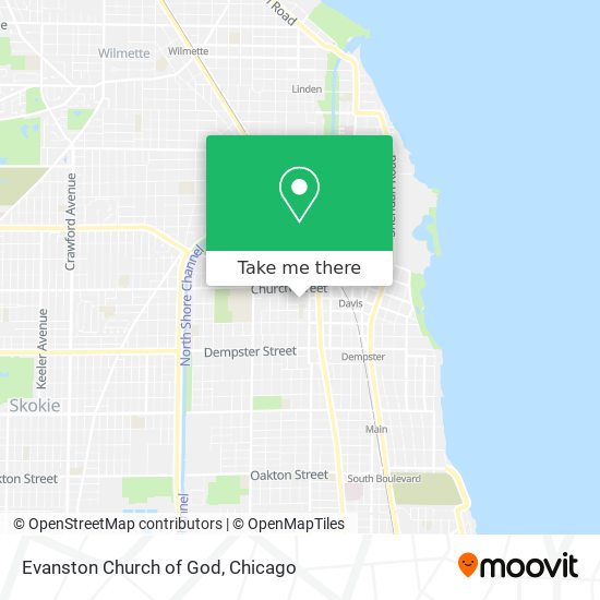Mapa de Evanston Church of God