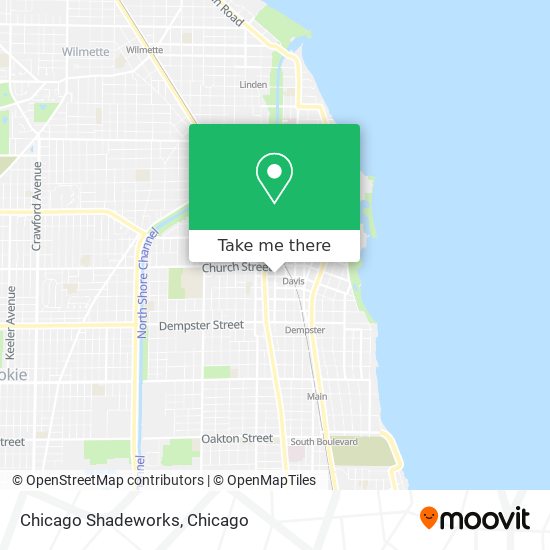 Chicago Shadeworks map