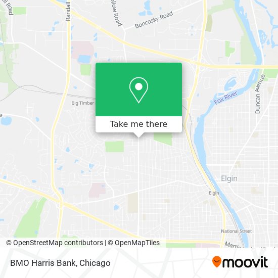 BMO Harris Bank map