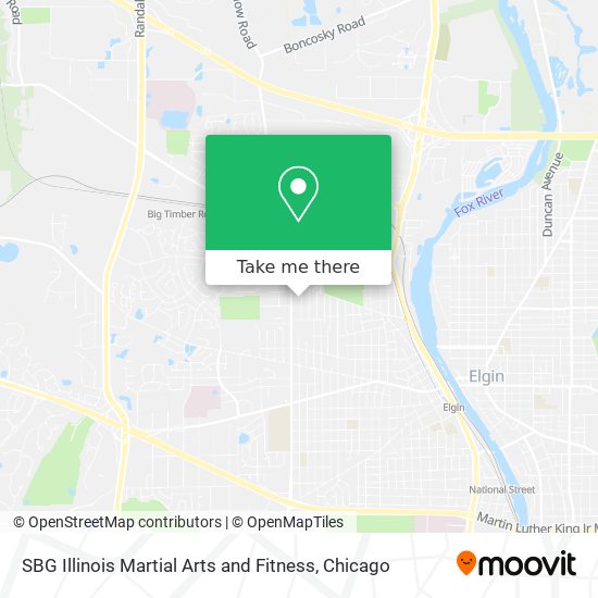 SBG Illinois Martial Arts and Fitness map