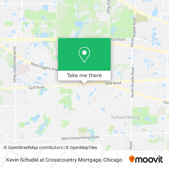 Kevin Schudel at Crosscountry Mortgage map