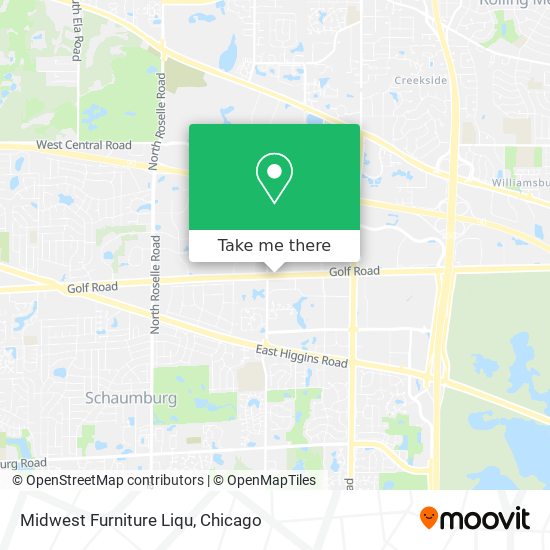 Mapa de Midwest Furniture Liqu