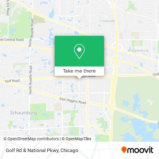 Golf Rd & National Pkwy map
