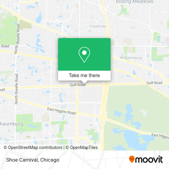Shoe Carnival map