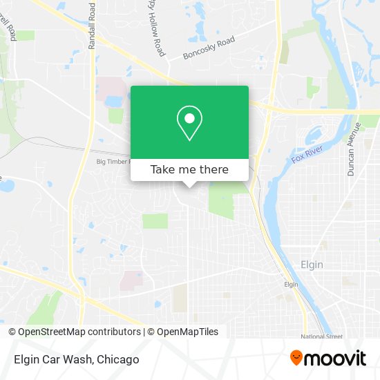 Elgin Car Wash map