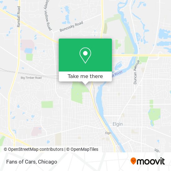 Fans of Cars map