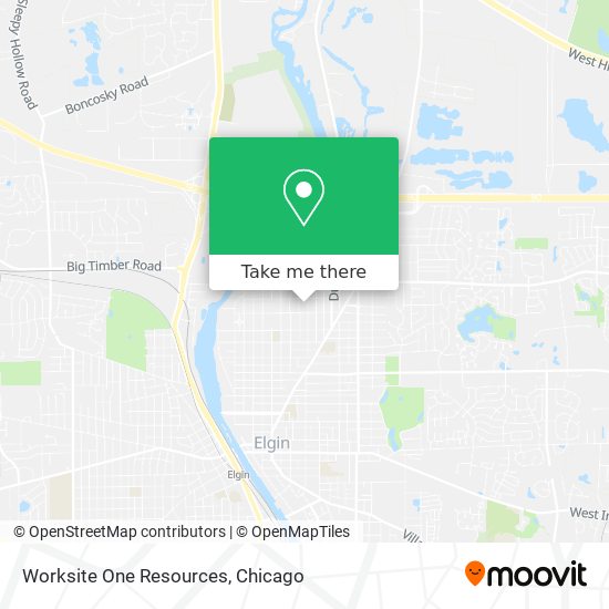 Worksite One Resources map