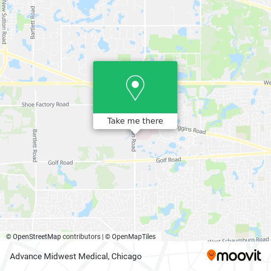 Mapa de Advance Midwest Medical