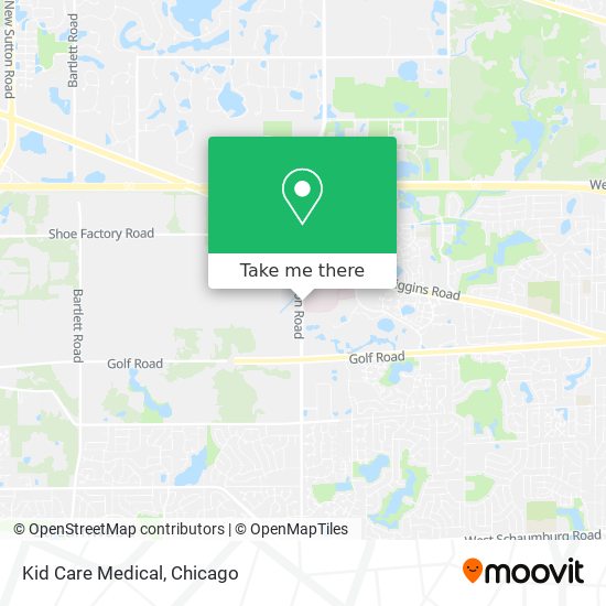 Kid Care Medical map