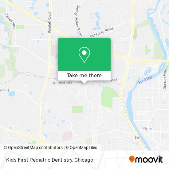 Kids First Pediatric Dentistry map