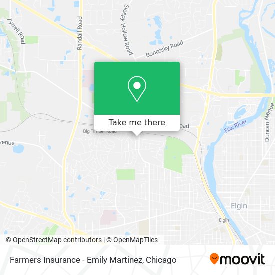 Mapa de Farmers Insurance - Emily Martinez