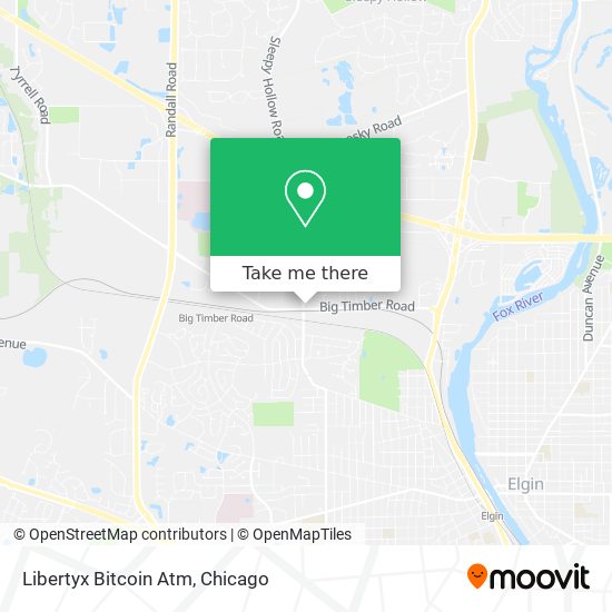 Mapa de Libertyx Bitcoin Atm