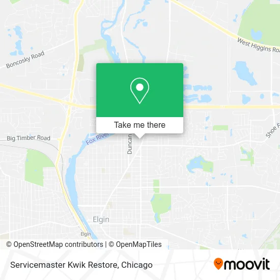 Servicemaster Kwik Restore map