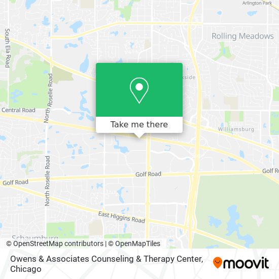 Owens & Associates Counseling & Therapy Center map