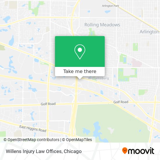 Mapa de Willens Injury Law Offices