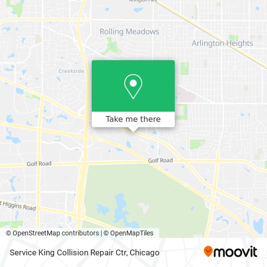 Mapa de Service King Collision Repair Ctr