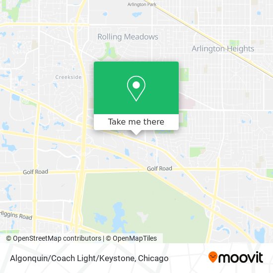 Mapa de Algonquin/Coach Light/Keystone
