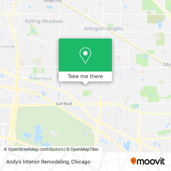 Andy's Interior Remodeling map