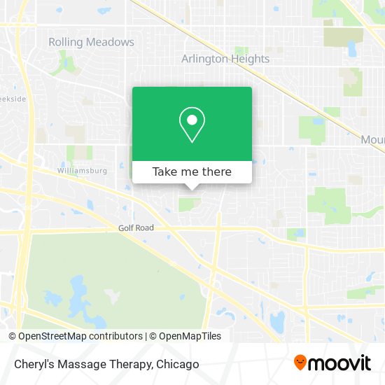 Cheryl's Massage Therapy map