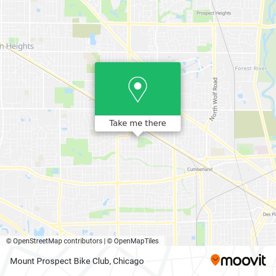 Mount Prospect Bike Club map