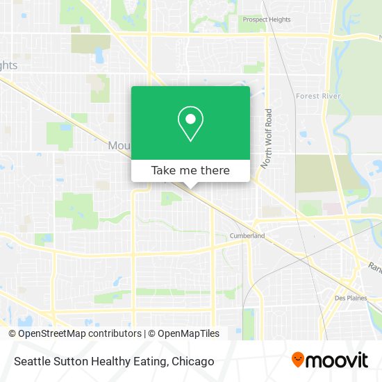 Seattle Sutton Healthy Eating map