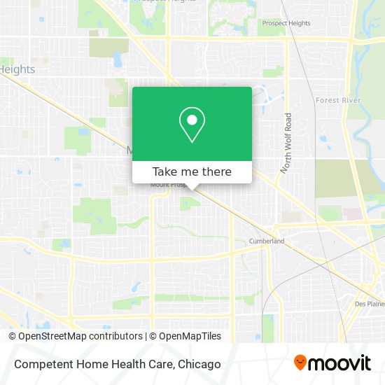 Competent Home Health Care map