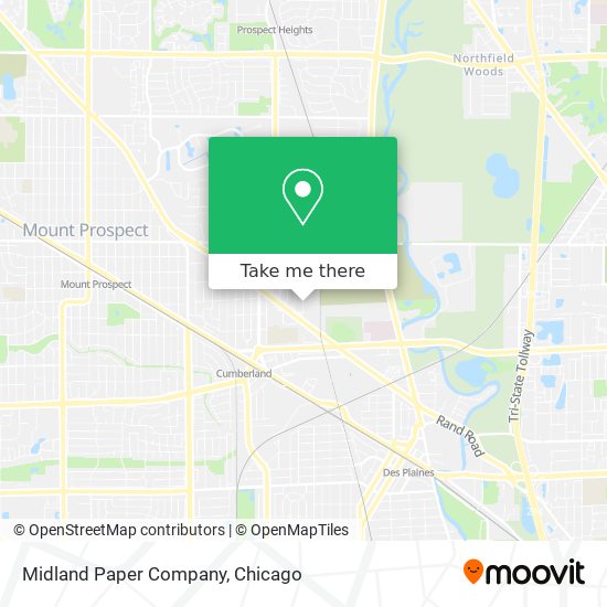 Midland Paper Company map
