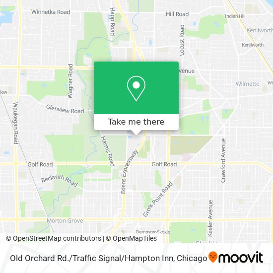 Old Orchard Rd. / Traffic Signal / Hampton Inn map