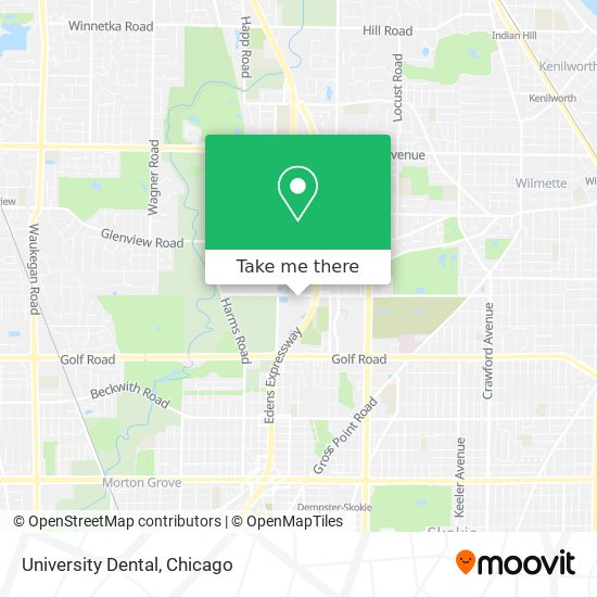 University Dental map