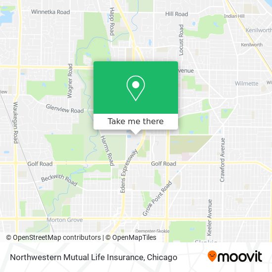 Northwestern Mutual Life Insurance map