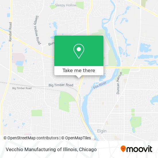 Mapa de Vecchio Manufacturing of Illinois